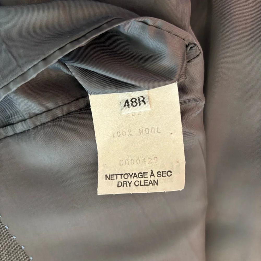 Peter Millar Gray Two Button Wool Blazer Sport‎ Coat Men’s Size 48R